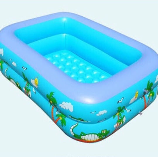 Rainbow Kinder Pool PVC Aufblasbar 110x85x35cm