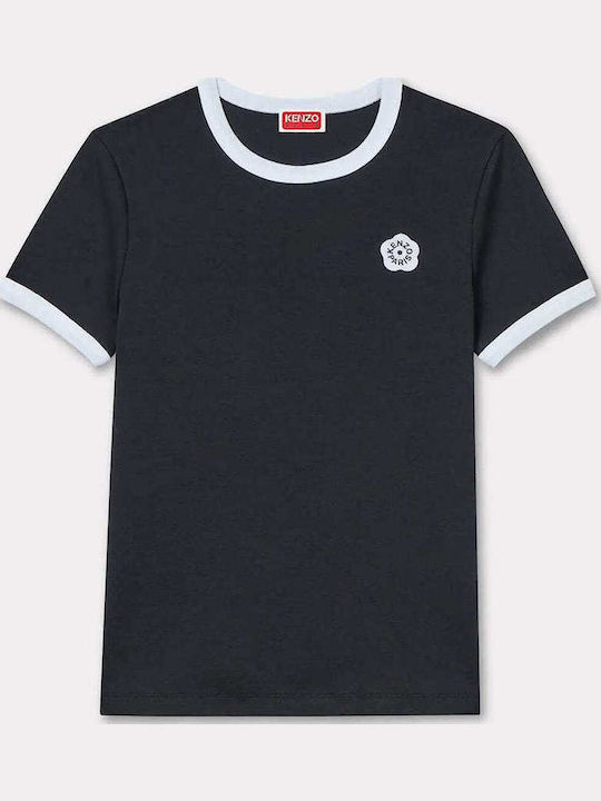 Boke Flower 2.0 Γυναικείο T-shirt Floral Μαύρο