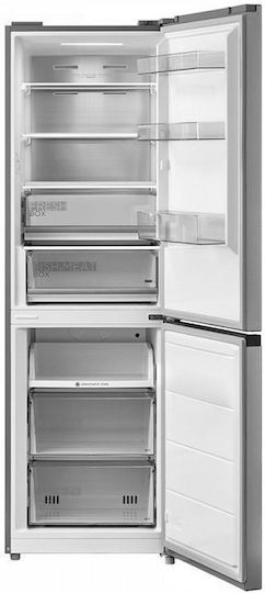 Midea 338лт В185xШ59.5xД70см. Inox MERB345MGC02