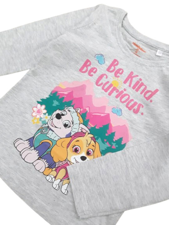 Kinderhemd Langarm Grey