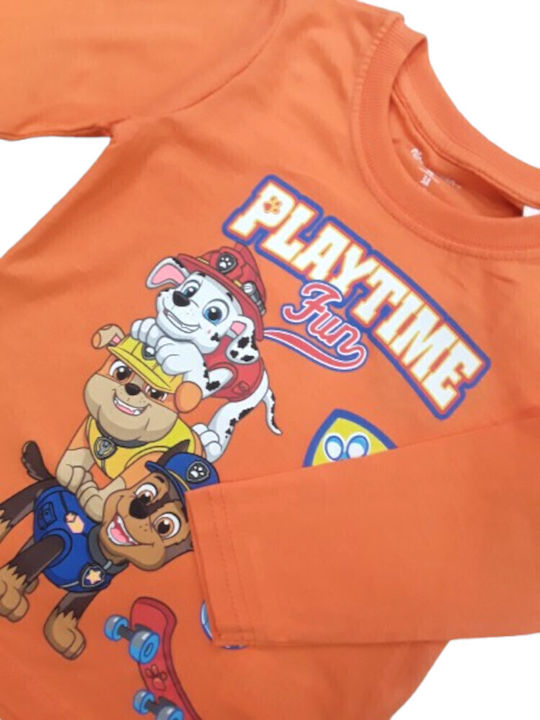 Kids' Shirt Long Sleeve Orange