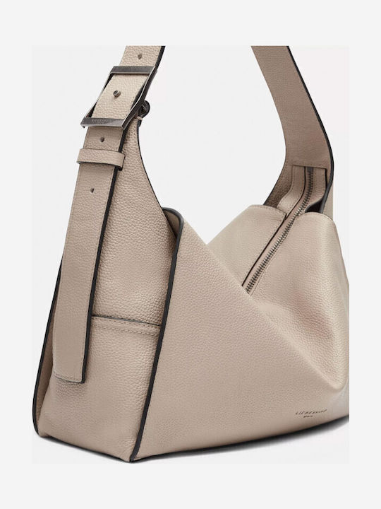 Leder Damentasche Schultertasche Braun