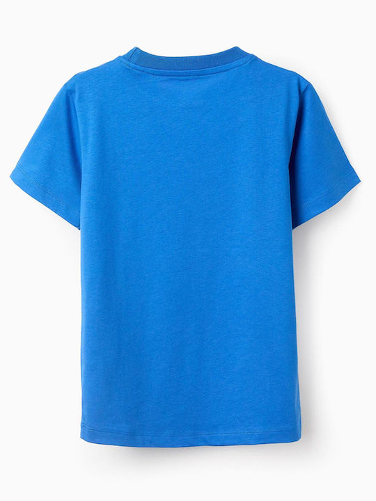 Zippy Children's Blouse Short Sleeve Blue