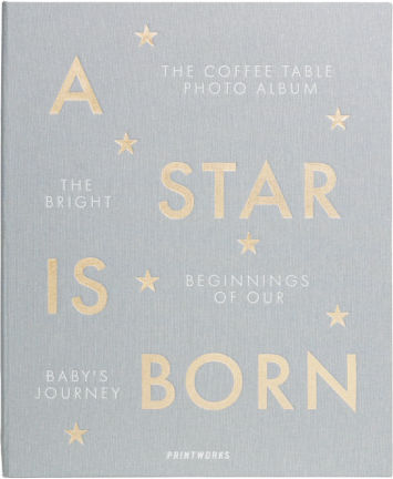 Printworks Album pentru copii A Star Is Born pentru 60 Albume foto Dimensiuni 10x15buc Gri 10x15buc