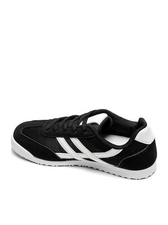 Μαύρα Retro Sneakers Κλασικές Γραμμές