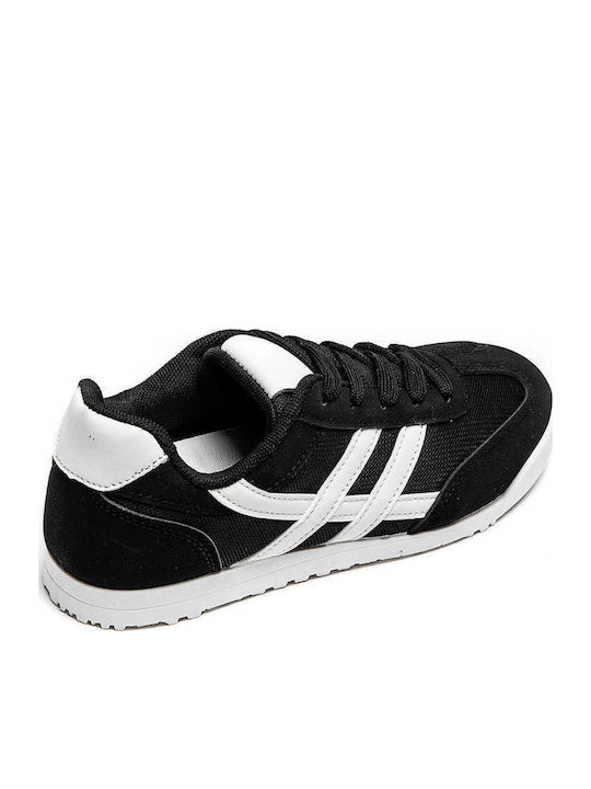 Μαύρα Retro Sneakers Κλασικές Γραμμές