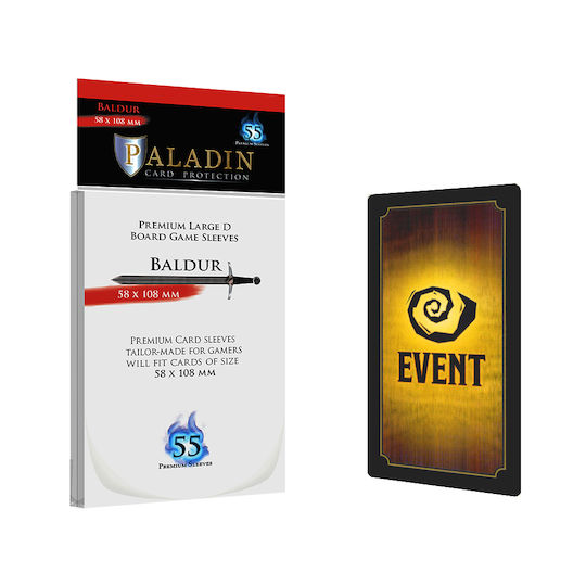 Board & Dice Paladin Baldur Card Sleeves 55τμχ 521693