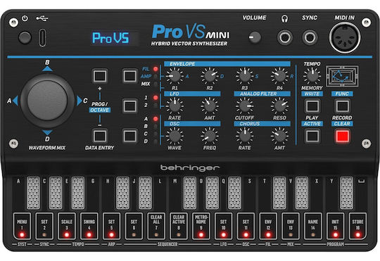 Behringer Pro VS Mini Digital Synthesizer with 27 keys