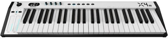 Midiplus Midi-Tastatur X-4 III mit 49 Tasten Weiß