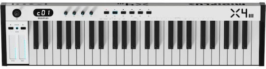 Midiplus Midi-Tastatur X-4 III mit 49 Tasten Weiß
