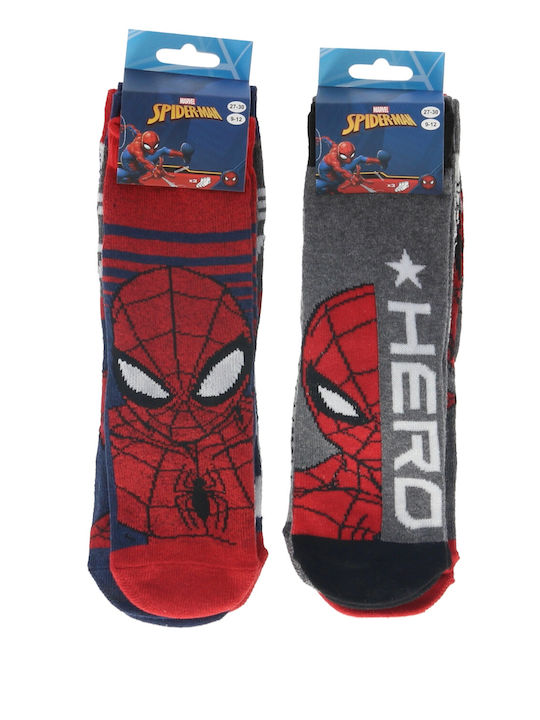 Spiderman Șosete pentru Copii Multicolore 6 Perechi