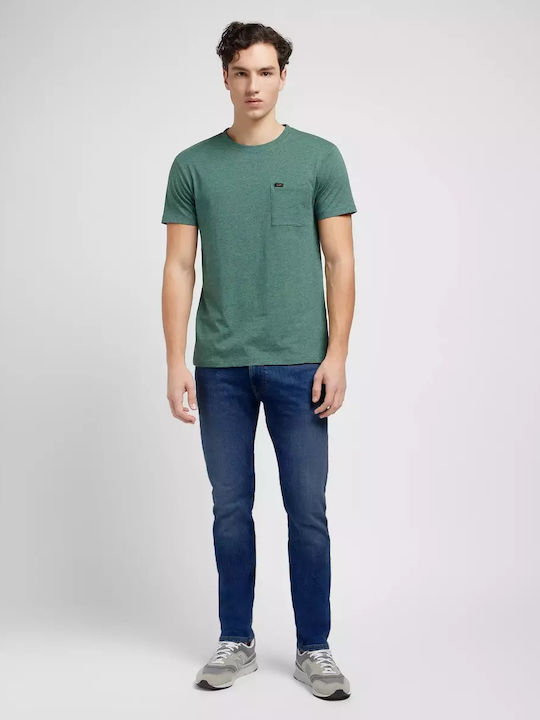 Rider Men's Elastic Jeans Pants With Skinny Straight Fit Dark Blue