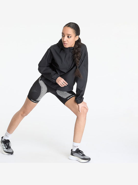Women's Short Sports Jacket for Spring or Autumn Black