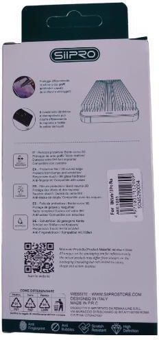 SiiPro 3D Vollkleber Vollflächig gehärtetes Glas Schwarz (Ehre 90)