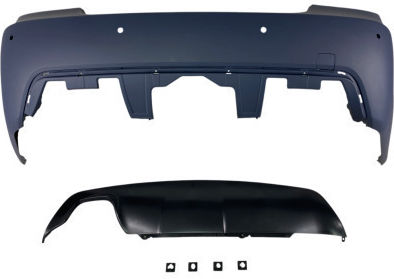 Πίσω Προφυλακτήρας Bmw E60 Sedn 2003-2007 M Pack Design Ανοίγματα Parktronic 24mm