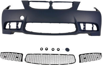 Предна броня BMW E90 Седан 2005-2008 M3 пакет без отвори за парктроник