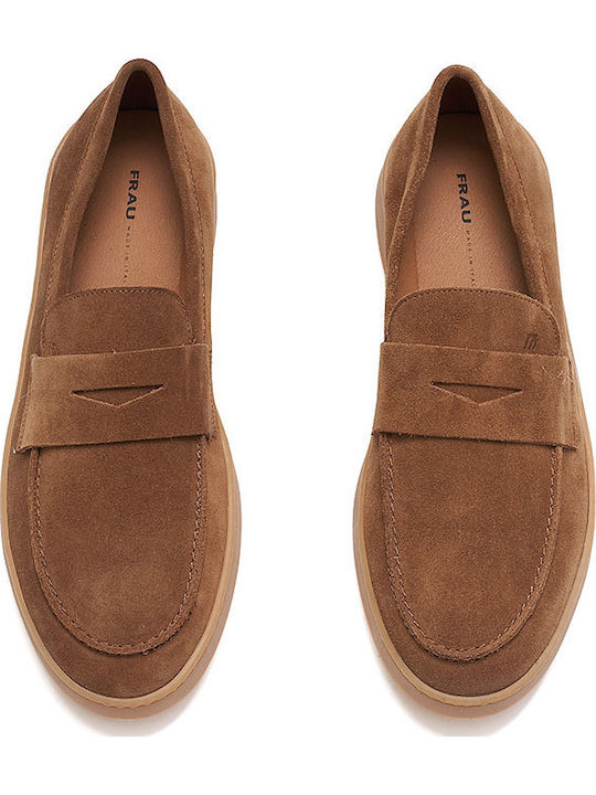Suede Ανδρικά Loafers σε Μπεζ Χρώμα