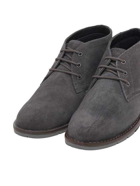 Wildleder Gray Herrenstiefel