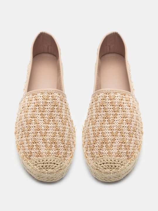 Luigi Women's Knitted Espadrilles Beige