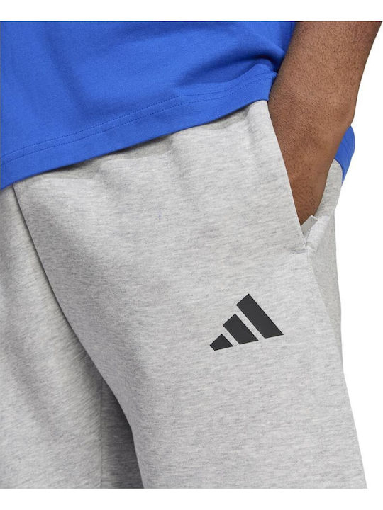 Future Icons 3-Stripes Παντελόνι Φόρμας με Λάστιχο Γκρι
