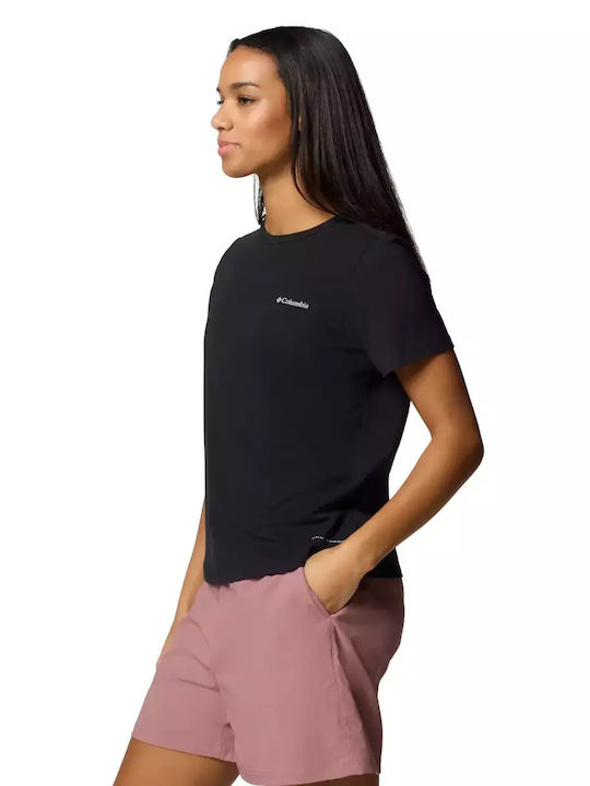 Columbia Sun Trek Women's Athletic T-shirt Black