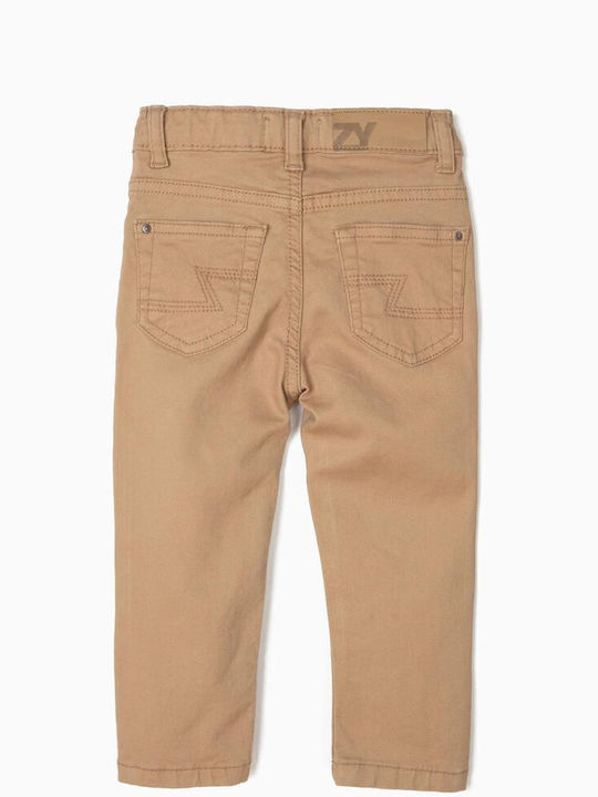 Kids' Fabric Pants Beige