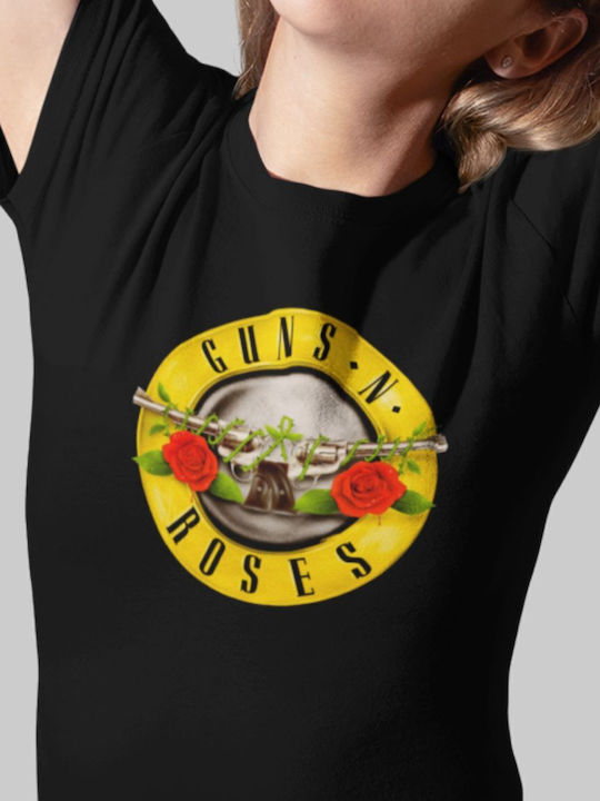 Guns N' Roses W T-shirt Logo Black