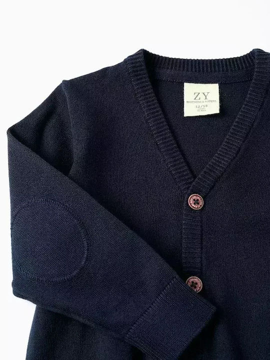 Cardigan pentru copii De bumbac Albastru marin
