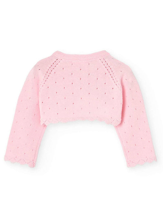 Boboli Kids Bolero Knitwear Pink