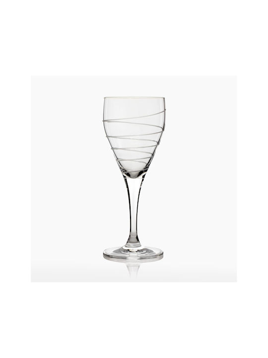 Rona Set of Glasses for White and Red Wine made of Crystal Stemmed 30pcs