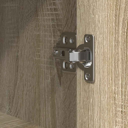 vidaXL Dulap Coloană Pentru Baie Pardoseală M36xA35xÎ165cm Sonoma