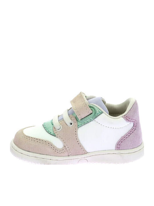 Παιδικά Sneakers με Σκρατς Λευκά