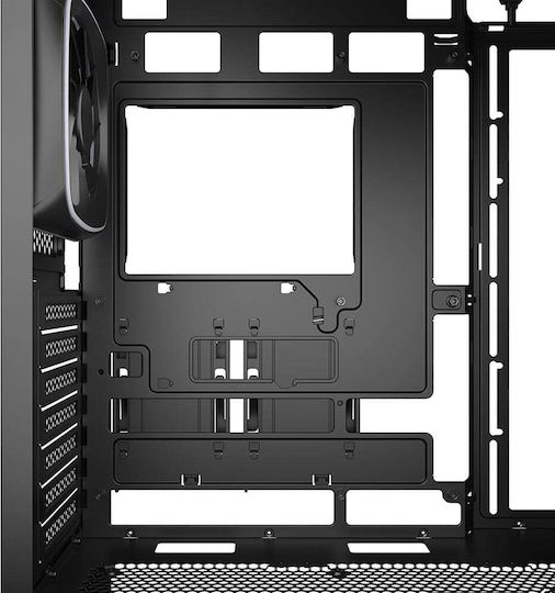 Sharkoon AK5G RGB Gaming Midi Tower Computer Case with Side Window Black