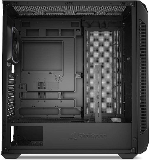 Sharkoon AK5M RGB Gaming Midi Tower Κουτί Υπολογιστή με Πλαϊνό Παράθυρο Μαύρο