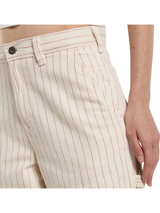 Service Carpenter Damen Stoff Hose Egret