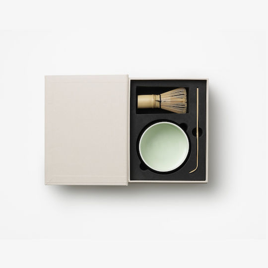 Комплект прибори за матча чай Printworks X Cafe Kitsuné A Matcha Made In Heaven бежов