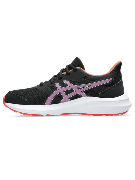 ASICS Jolt 4 Gs Kids Sports Shoes Running with Laces Black