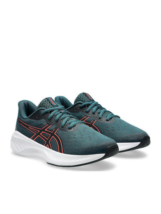 Gel-cumulus Kids Sports Shoes Running with Laces Green