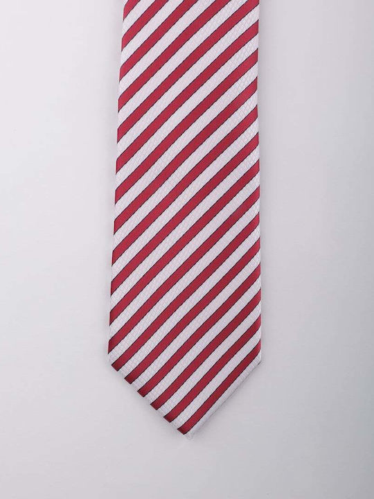 Diego Conte Herren Krawatte Gedruckt RED/WHITE