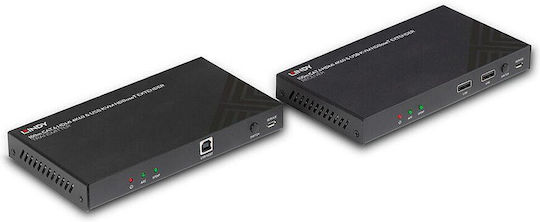 KVM Extender Lindy 100m Cat.6 HDMI 4K60 HDBaseT IR/RS-232