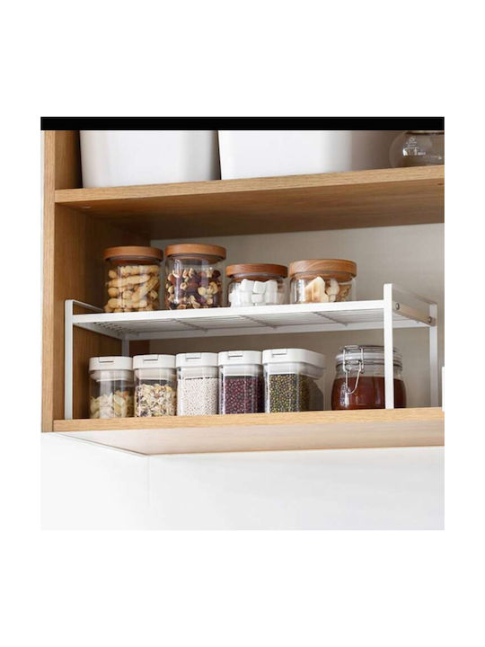 Metal Kitchen Cupboard Shelf 52.5x20.5x15.5cm Blue