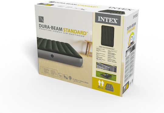 Intex Inflatable Sleeping Mattress Prestige Downy Full 191x138x25εκ.
