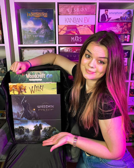 Black Backpack Board Games From Nerd Hunters
