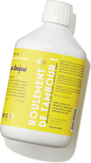 Kerzon Gym Tonique Lichid Detergent pentru Sensibil & Culori Haine 500ml (15 Cupe de măsurare)