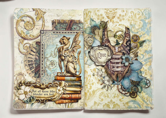 Scrapbooking Papers 10pcs 30.5×30.5cm Stamperia Maxi Background Sir Vagabond In Fantasy World