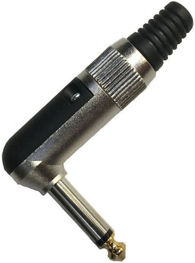 Кобра Моно 1/4" Жак 6.35мм Ъглов 90° Щепсел Ckx-031