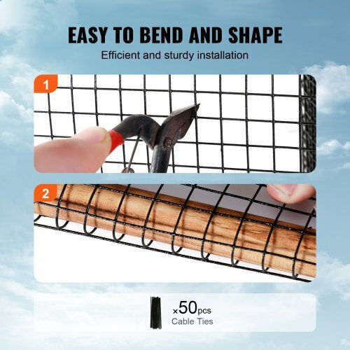 Vevor Προστατευτικό Πλέγμα Ηλιακών Πάνελ 8"x100ft Pvc Επίστρωση Tyndcbbhwtz8uka3ev0