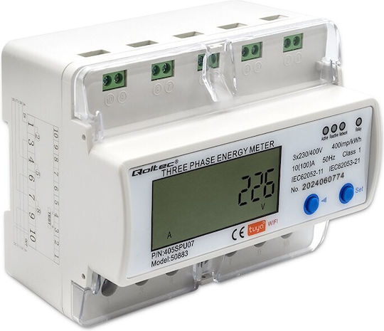 Qoltec Qoltec Elektrische Messgerät Für Elektrischen Schiene Tuya 50883