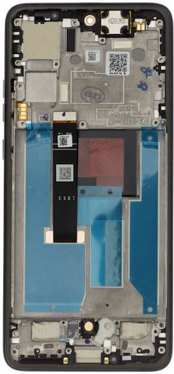 Motorola Οθόνη Service Pack με Μηχανισμό Αφής και Πλαίσιο για Motorola Edge 50 Neo (Γκρι)