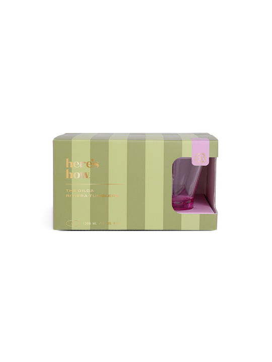 Here's How Set of Glasses Cocktail/Drinking / Water made of Plastic 266ml 4pcs